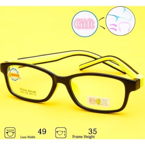 Square Kids Glasses Children Boy Girls Computer Optical Frame Reflective Blocking Eyeglasses UV400 Filter 2020