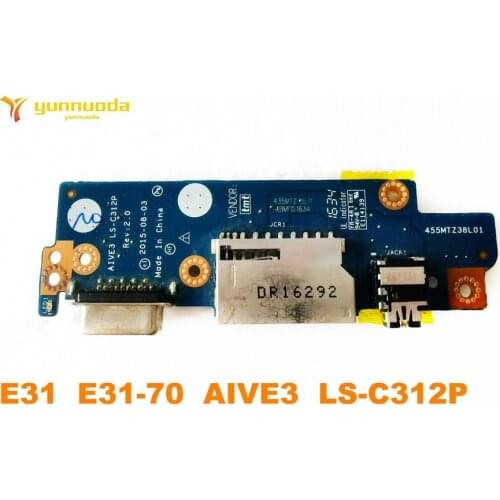 Original for Lenovo E31 E31-70 Audio board E31 E31-70 AIVE3 LS-C312P tested good free shipping