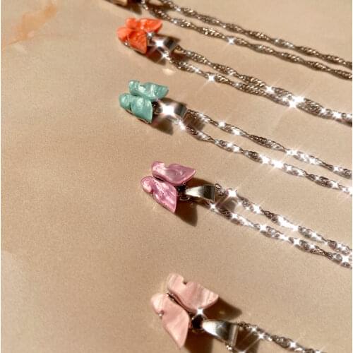 Butterfly Pendant Necklace