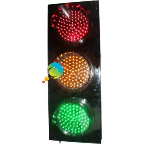 200mm New design aluminum housing portable LED signal red green yellow traffic light