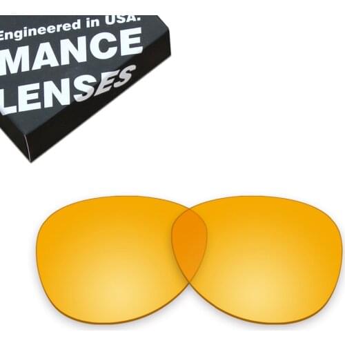 ToughAsNails Resist Seawater Corrosion Replacement Lenses for Oakley Elmont M Sunglasses Clear Yellow