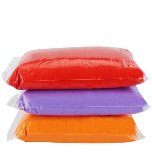 24 Colors 500g Bag Ultra Light Clay Light Clay Children Toys DIY Color Clay Plasticine Hands and Feet Ink Pad Soft Pottery Clays