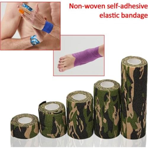 Unisex Self Adhesive Elastic Bandage Wrap Tape Care First Aid Medical Gauze Tape camouflage waterproof multi-functional bandages