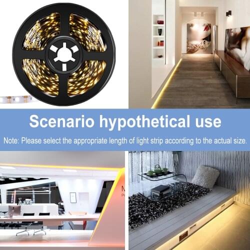 WENNI USB LED Strip Light Flexible LED Under Bed Light TV Backlight Strip LED Night Lamp 5V Cabinet Lamp Tape Wardrobe Lighting