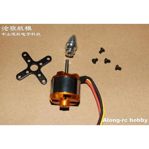 Free shipping XXD B2212 -1400kv Outrunner Brushless Motor for RC Aircraft Plane model part kv1400 long shaft 3.17mm