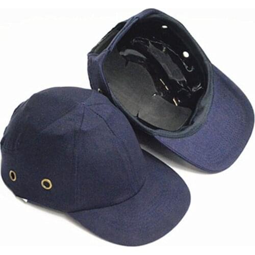 Bump Cap Work Safety Helmet Baseball Hat Style Protective Safety Hard Hat Work Wear Security Head Protection Side 4 Holes
