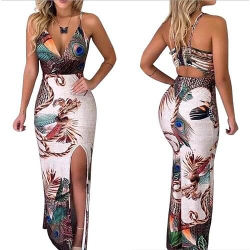 Women Dress Sexy Sleeveless Bodycon Dress Prom Evening Party Summer Long Sundress Or Short Dress