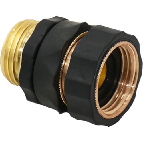 Female 3/4 to 3/4 male brass Quick connector Garden tap Removabl threaded Connector drip irrigation fittings 1 pcs
