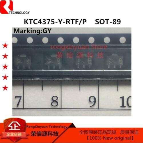 10 pcs/lot KTC4375-Y-RTF/P KTC4375-Y KTC4375 Marking: GY SOT-89 KTC4375-Y-RTF NPN Transistors 100% New original
