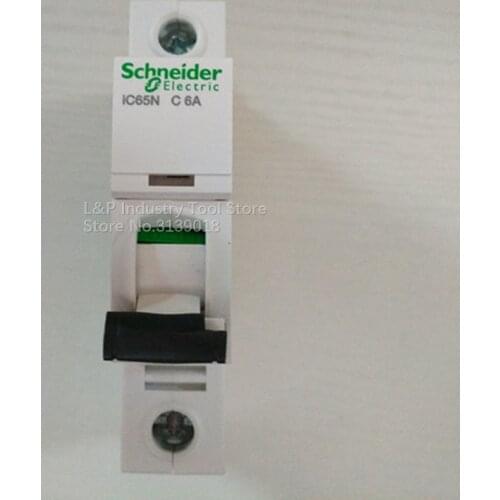 100% New Original Acti9 Type C Schneider IC65N 1P C6A A9F18106 Vacuum Circuit Breaker MCB Good Quality