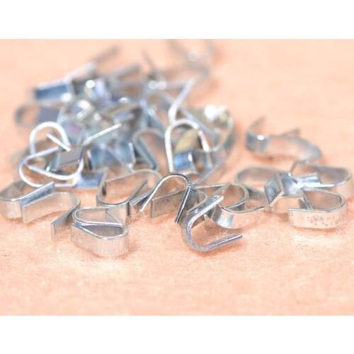 20 Piece DIY Earphone Material Iron Buckle Earphone Repair Making Accessories Use Earphone Shell Wire U Shape Buckle
