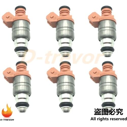 6pcs OEM Fuel Injector Nozzle 96518620 For Chevrolet Daewoo Matiz M200 M250 0.8 1.0 ADG02801 96351840