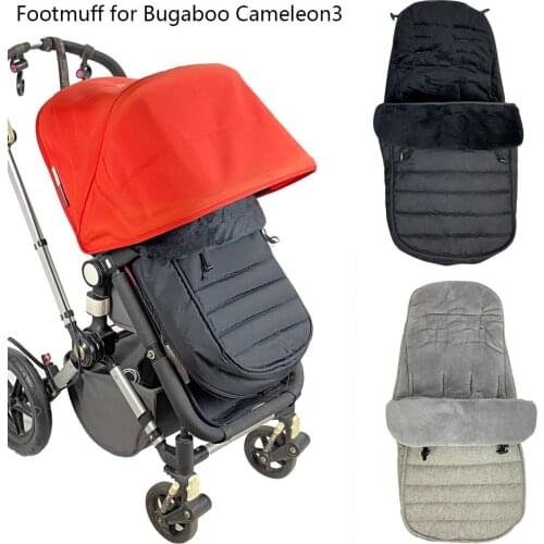 Baby Stroller Accessories Warm Footmuff Windproof Sleepsack Socks For Bugaboo Cameleon3 Winter Sleeping Bag
