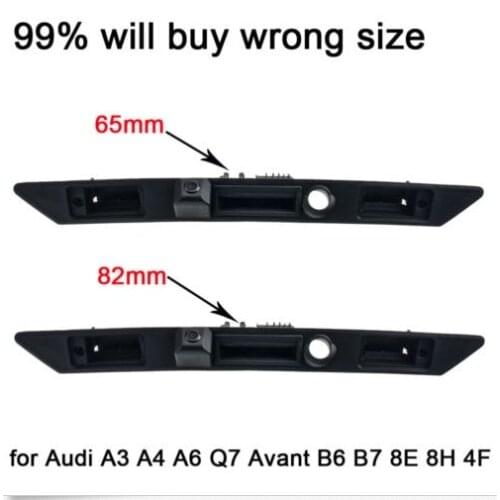 Parking rearview back reverse car camera for Audi A6L A8L A4 A8 Q7 truck handle waterproof NTSC PAL( Optional)