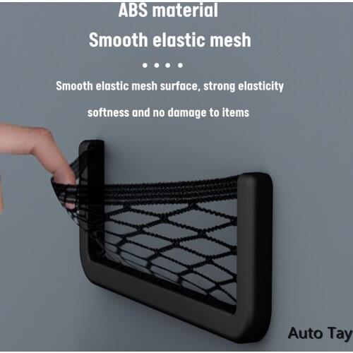 Auto Accessorie Car Storage Bag Net Pocket Accessories for Men Car Hanging Ornament Decoration Storage Net Sundry Receive