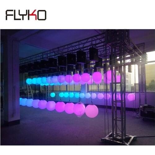 Free shipping Guangzhou supplier sample one led kinetic ball stage light dmx winches for stage decoration