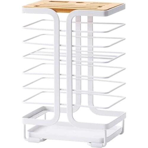 Knife Block Kitchen Holder Storage Organizer Multifunctional Shelf