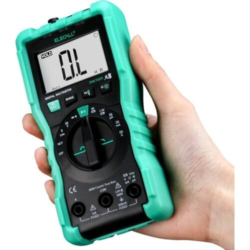 ELECALL MK72M digital multimeter test digital true RMS multi-function resistance capacitor tester multimetro multifunction meter