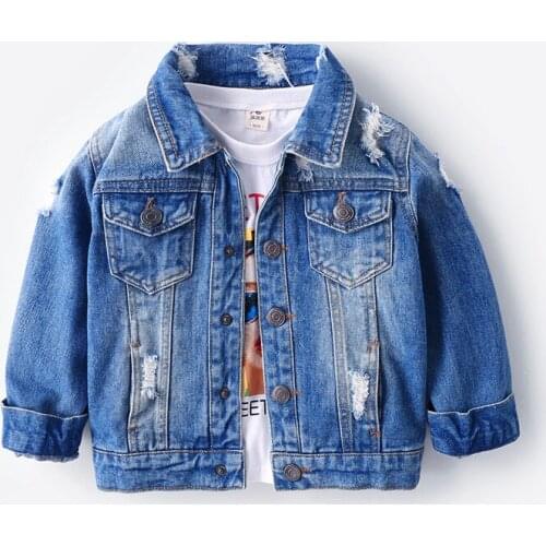 Boy jeans top baby fashion coat
