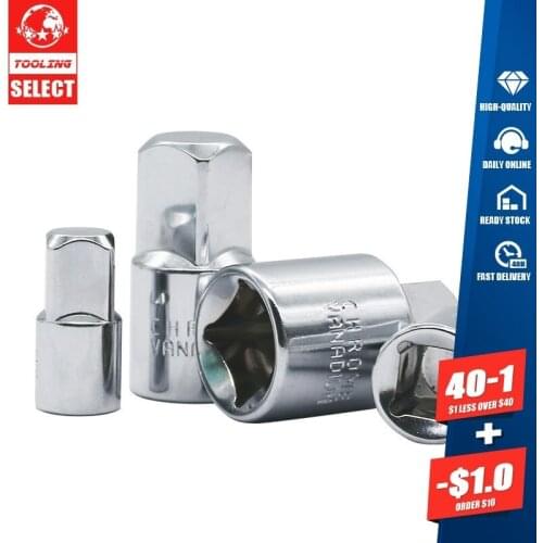 4pcs Ratchet Socket Adapter Reducer Converter Set Toolkit 1/4 "3/8" 1/2 " Sleeve