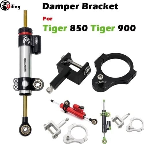 Tiger 850 Damper Bracket For Tiger 900 GT PRO RALLY tiger900 Moto Steering Stabilize Damper Bracket Mount Kit 2020