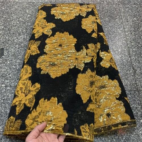 Newest Jacquard Lace Fabric High Quality Brocade Lace for Bridal Materials Nigerian Organza Fabric For Wedding ZP083