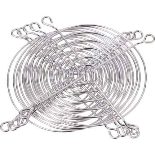 Top Sale 5 Pcs 90 x 90mm Cooling Fan Grill Metal Wire Finger Guards Perfect Replacement For Stock Case Grills