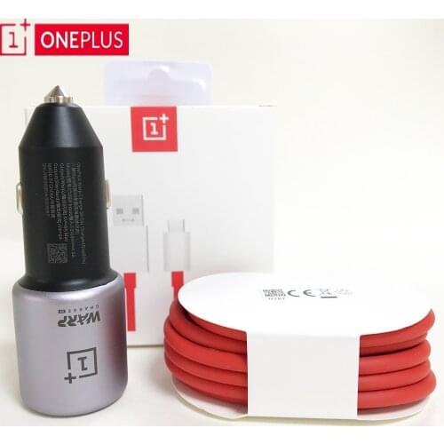 Original OnePlus Warp Charge 30W Car Charger 5V 6A Max for oneplus 7T 7T Pro 7 7Pro 5 5t 6 6t ,100CM Warp Type C Cable