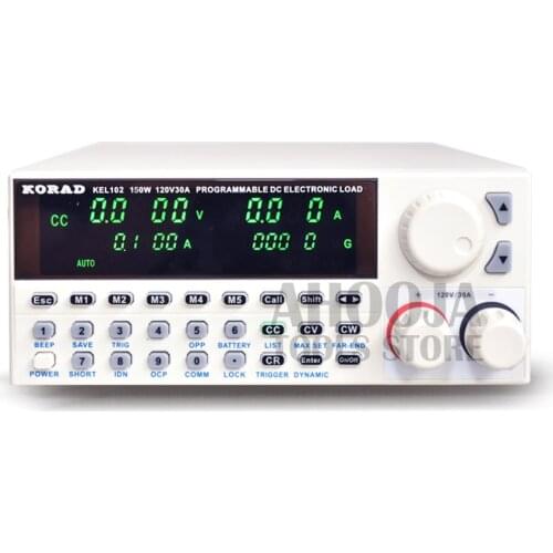 KORAD Professional Electrical Digital Control Programming DC Electronic load Tester OCP/OPP Tests 150W 120V 30A 110V-220V