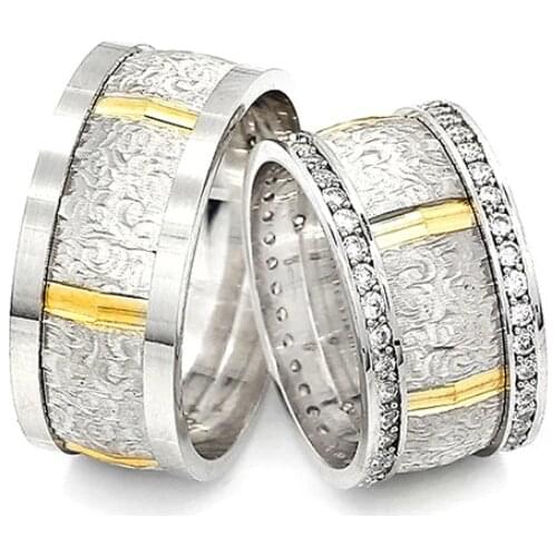 Silverfoni Paired Rings
