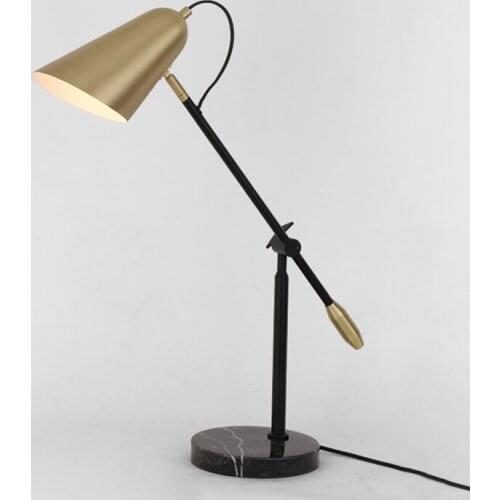 Modern marble base table lamp decoration table lamp nordic table lamp reading light study light living room lighting