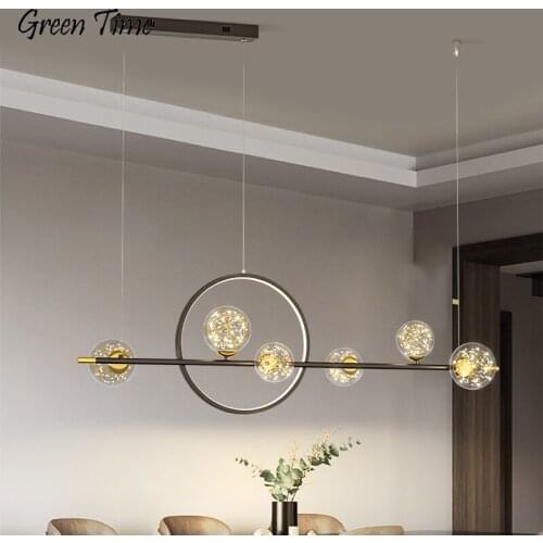 Modern LED Pendant Light Indoor Ceiling Pendant Lamp for Dining Room Kitchen Living Room Bedroom Suspension Decor Home Luminaire