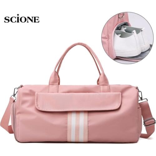 Dry Wet Gym Bag Fitness Bags Women Men Travel Training Handbag for Shoes Shoulder Outdoor Duffle Fitness Gym Bag Women XA882WA