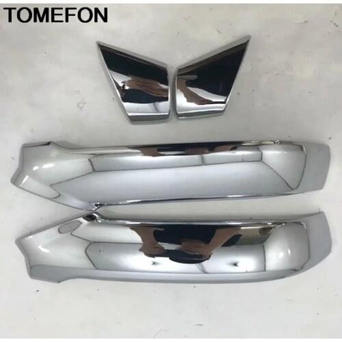 TOMEFON For Audi Q5 FY 2018 2019 Side Door Back Rear View Mirror Stripe Frame Moulding Cover Trim Exterior Accessory ABS Chrome