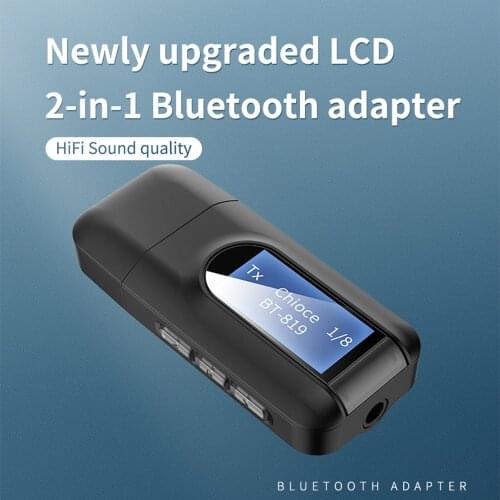USB Bluetooth 5.0 Adapter Bluetooth Dongle 5.0 Transmitter Bluetooth Receiver Mini Audio Adapter For Computer PC Laptop