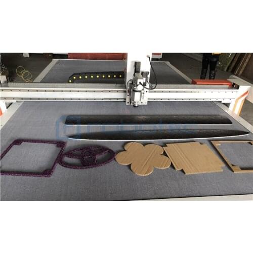 CNC Vibrating Knife CE FDA / 2516 Knife Cutting Machines Oscillating Knife cutting textile cloth machine