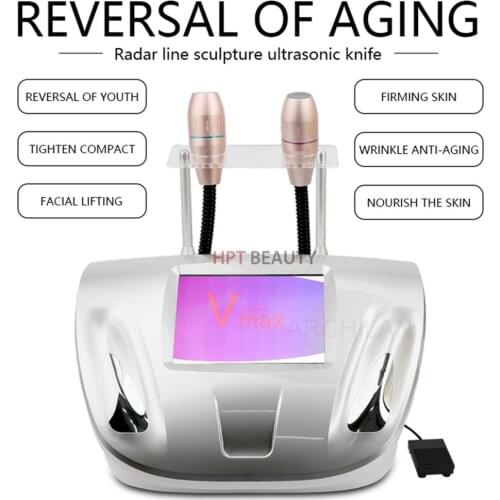 Vmax High Intensity Focused Ultrasound Machine Face Lifting Skin Tightening Wrinkle Removal Device