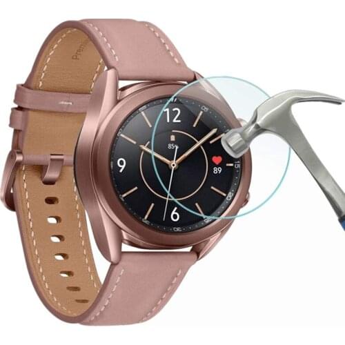 Tempered Glass For Samsung Galaxy Watch 3 41mm 45mm Screen Protector Bubble Free Scratch Resistant Cover For Galaxy Watch 3
