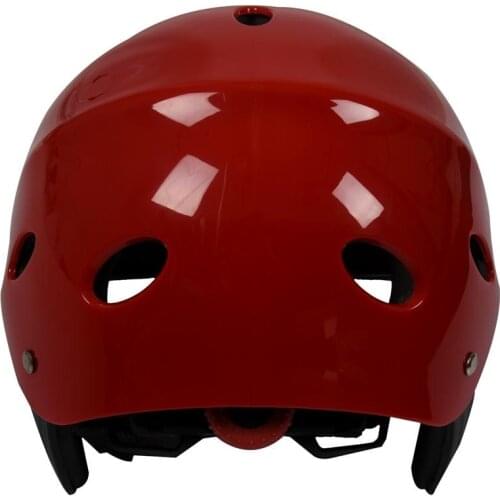 Safety Protector Helmet 11 Breathing Holes for Water Sports Kayak Canoe Surf Paddleboard - Red
