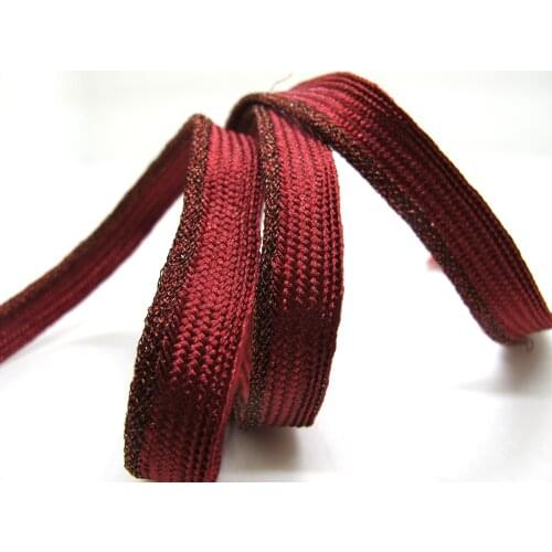 5 Yards 10mm Red Glittery Piping Lip Cord Trim|Pillow Cushion Trim|Upholstery Edging Trim Sewing Supplies