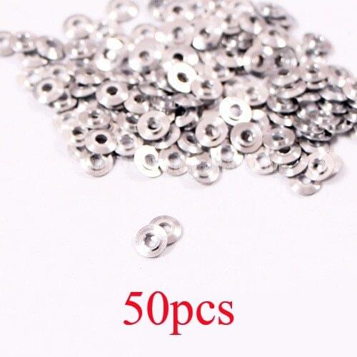 50Pcs Homemade 520/620 Ball Bearings Gaskets Washer Spacers Spare Parts for 1/32 Scale Tamiya Mini 4WD Car Models