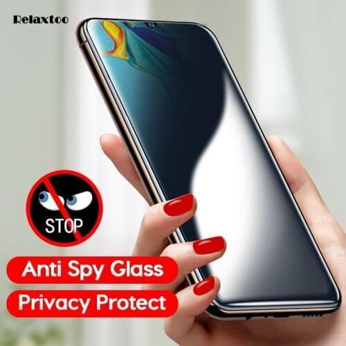 Anti-spy Tempered Glass For huavei p30 lite light Anti-Peep Privacy Screen Protector huawey huavei p 30 lite p30lite full glass