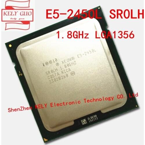 Free shipping New E5-2450L SR0LH Octa Core 1.8GHz 8-Core 20M LGA1356 CPU Processor E5 2450L