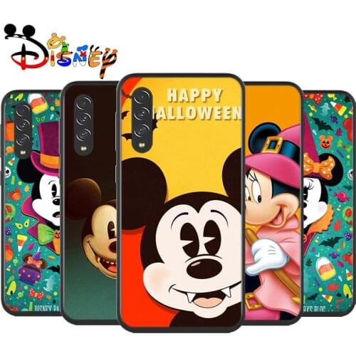 Halloween Disney Mickey for Samsung Galaxy A90 A80 A70 A60 A50 A40 A20 A2Core A10 M31 M21 M60 M40 M30 Black Phone Case