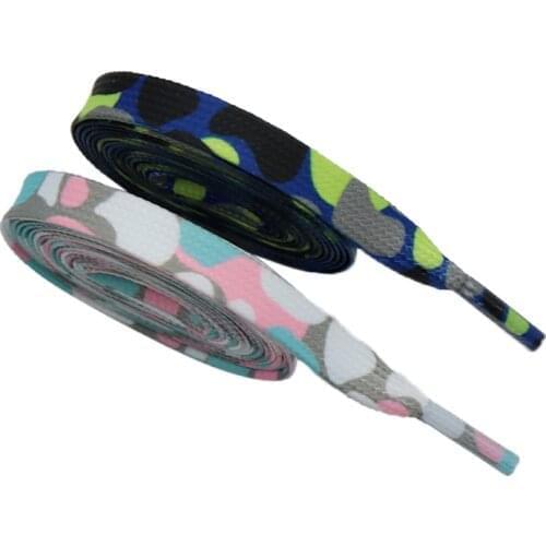 Coolstring 7MM Polka Dot Flat Shape Shoelaces Unisex For Boys&Girls Kids&Adults Cute Laces As A Gift Best шнурки для кроссовок