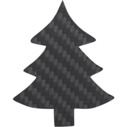 For Car Motorcycle Christmas Decoration Scratch-Resistant Carbon Fiber Sticker Christmas Tree Sticker