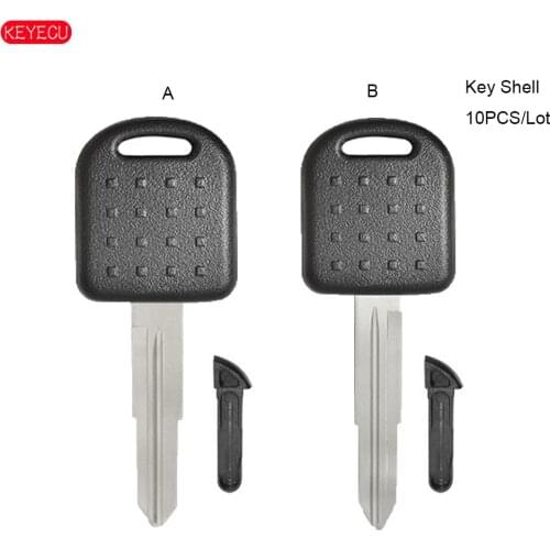 KEYECU 10PCS/Lot Transponder Key Shell Case With Plug Fob for Suzuki No Logo