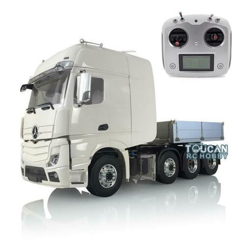 LESU 1/14 Metal Chassis Hercules Bz Cabin RC Truck Tractor W/ ESC Car Hopper Light Sound THZH0705-SMT3
