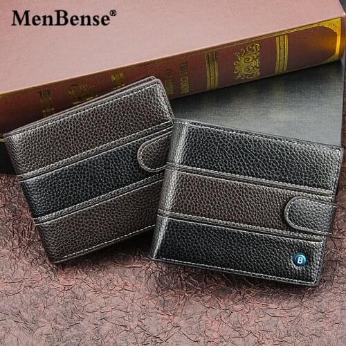 Pu Leather Soft Cover Wallet Patchwork Pattern Hasp Close Inner Mini Size Collapsible Coin Card Holder For Men Business Bag