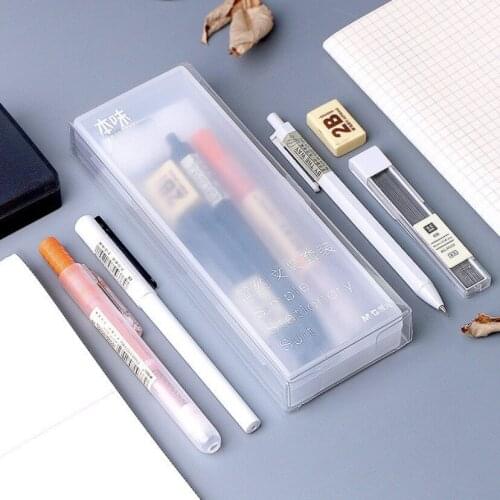 2021 New 7pcs/lot "COLOR OF NATURE" Stationery Set Including Gel Pen Highlighter Mechanical Pencil Refill Eraser Pencil Case